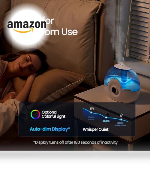 Cool Mist Humidifier — Air Moisturizers, raydrop