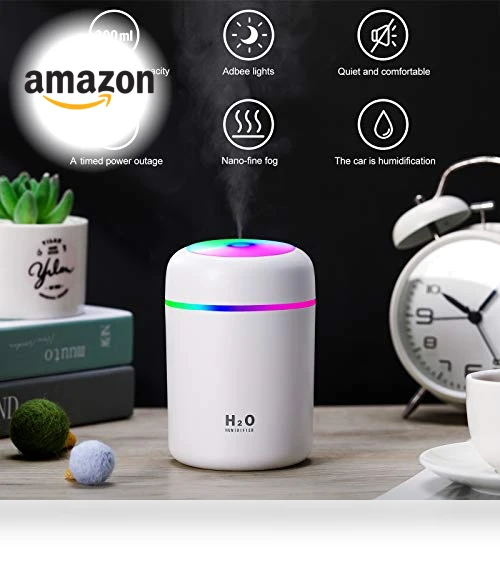 Cool Mist Portable Mini Humidifiers — Air Moisturizers, Mudder