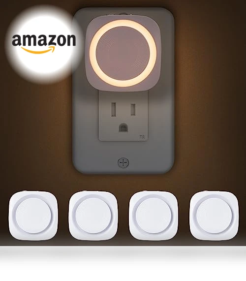 Dimmable Night Light with Dust to Dawn Sensor — Night Lights, EHENMALOM