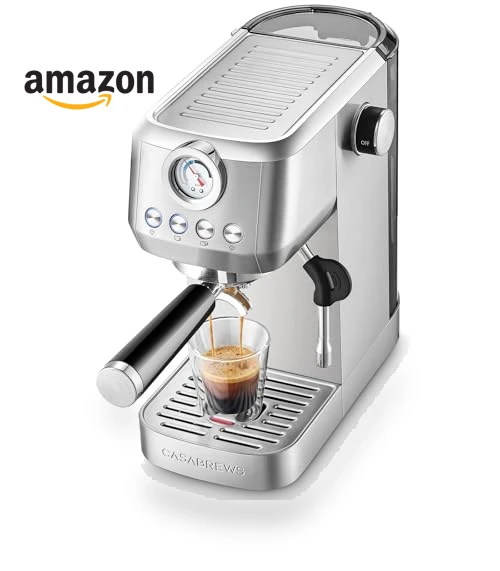 Espresso Machine with Steam Milk Frother — Coffee & Espresso Combos, CASABREWS