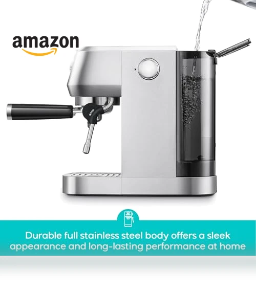 Espresso Machine with Steam Milk Frother — Coffee & Espresso Combos, CASABREWS