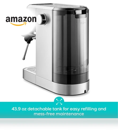 Espresso Machine with Steam Milk Frother — Coffee & Espresso Combos, CASABREWS