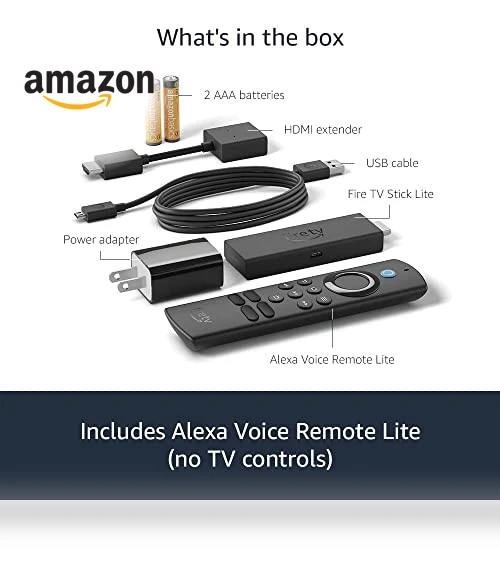 Fire TV Stick Lite — Streaming Devices, Amazon