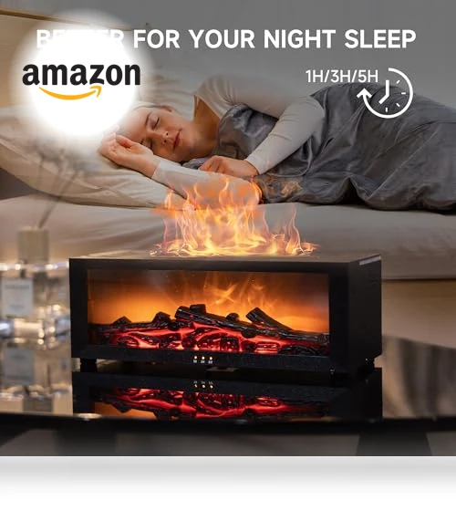 Flame Air Diffuser Humidifier — Air Moisturizers, TMEHM