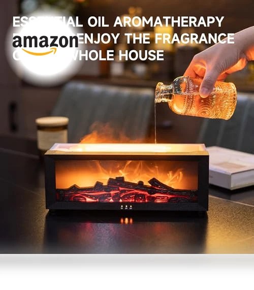 Flame Air Diffuser Humidifier — Air Moisturizers, TMEHM