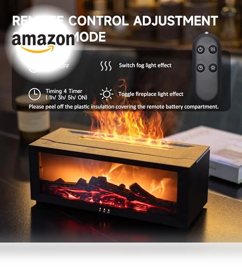 Flame Air Diffuser Humidifier — Air Moisturizers, TMEHM