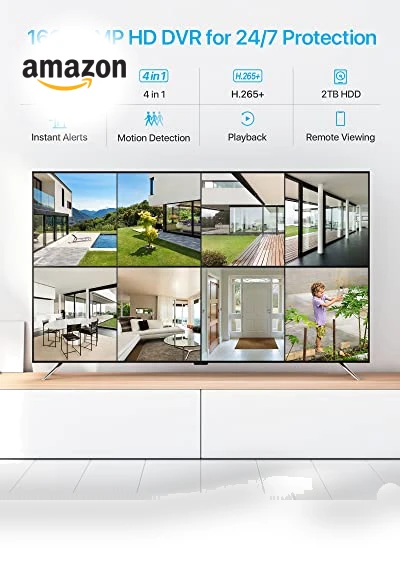 Full 1080p 16 Channel Home Security Camera System — Smart Home Security, ZOSI