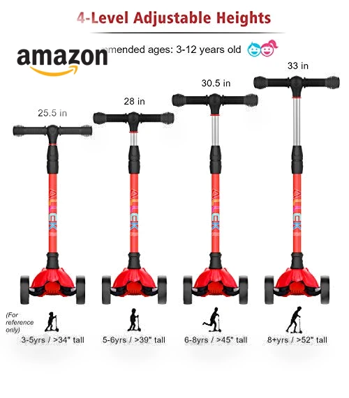 Kick Scooter with Light-Up Wheels — Push Scooters, Allek