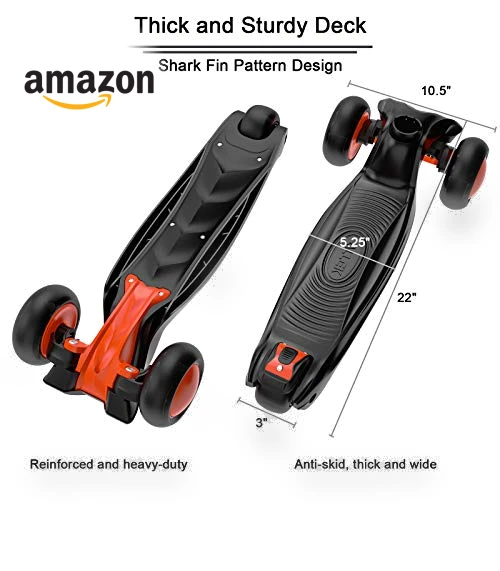 Lean 'N Glide 3-Wheeled Push Scooter — Push Scooters, Allek