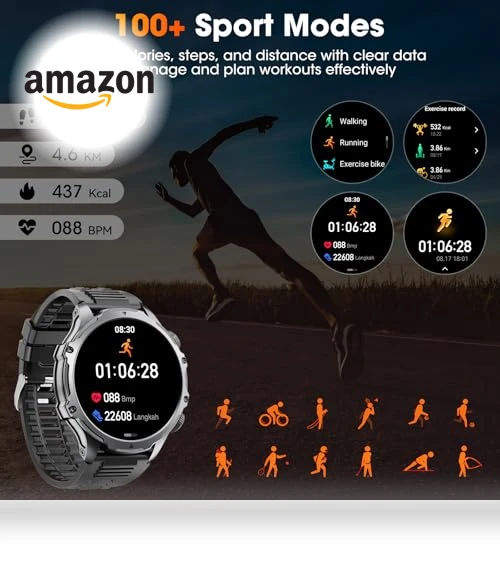 Military Smart Watch for Men — Smartwatches, Mingtawn