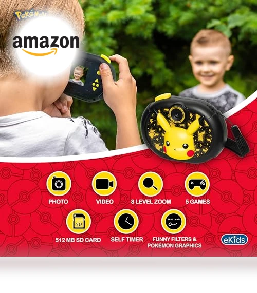 Pokemon Kids Camera — Interactive Learning Devices, eKids