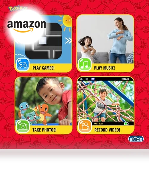 Pokemon Kids Camera — Interactive Learning Devices, eKids