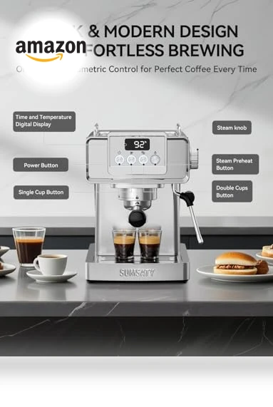 Professional Coffee Maker — Coffee & Espresso Combos, SUMSATY