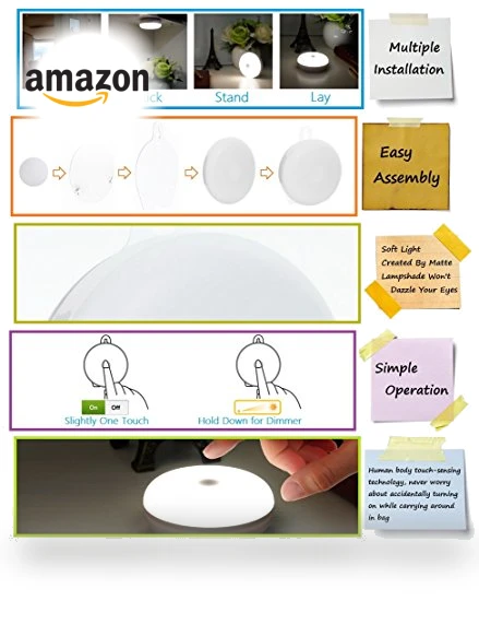 Rechargeable Touch Light — Night Lights, RTSU