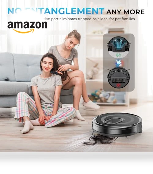 Robot Vacuum and Mop Combo — Smart Cleaning Robots, LWbrazl
