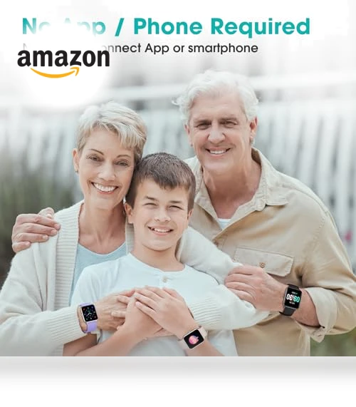 Senior Friendly Pedometer Watch — Smartwatches, Pautios