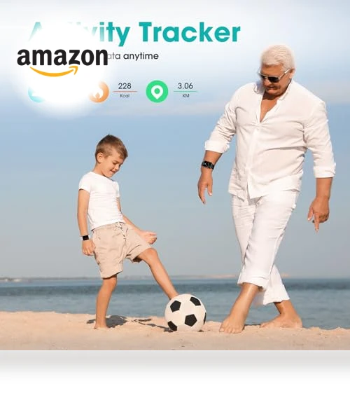 Senior Friendly Pedometer Watch — Smartwatches, Pautios