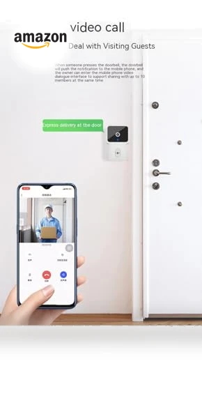Smart Doorbell with WiFi Camera — Smart Home Security, Generic