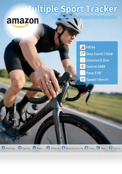 Smart Health Tracker Ring — Smart Rings, Melilinkcn