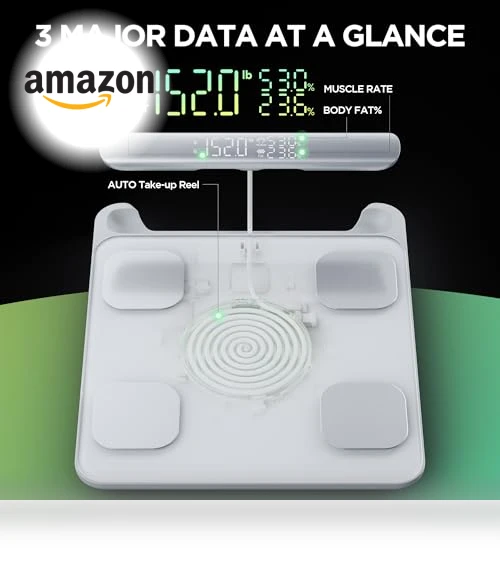 Smart Scale for Body Weight and Fat Percentage — Weight Management Tools, runstar