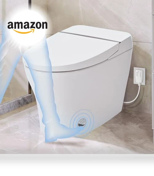 Smart Toilet with Bidet Built in — Bathroom Essentials, Merax