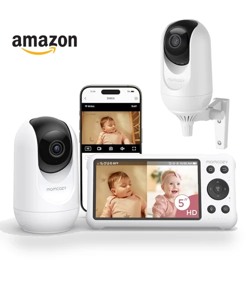 Smart WiFi Baby Monitor with 2 Cameras — Baby Monitors, Momcozy