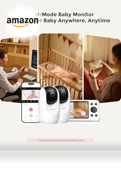 Smart WiFi Baby Monitor with 2 Cameras — Baby Monitors, Momcozy