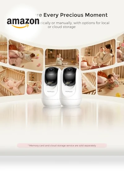 Smart WiFi Baby Monitor with 2 Cameras — Baby Monitors, Momcozy