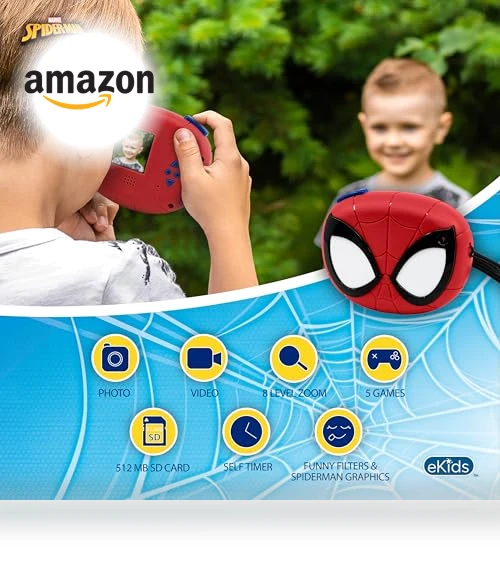 Spiderman Kids Camera — Interactive Learning Devices, eKids