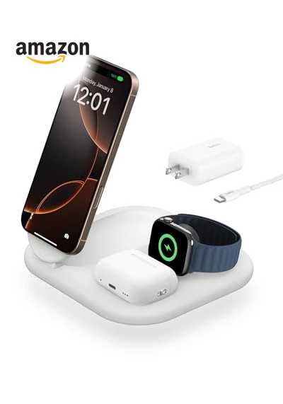 3-in-1 MagSafe-Compatible iPhone Charger — Chargers, Belkin