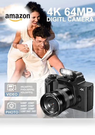 4K Digital Camera for Photography — Camcorder, banflower