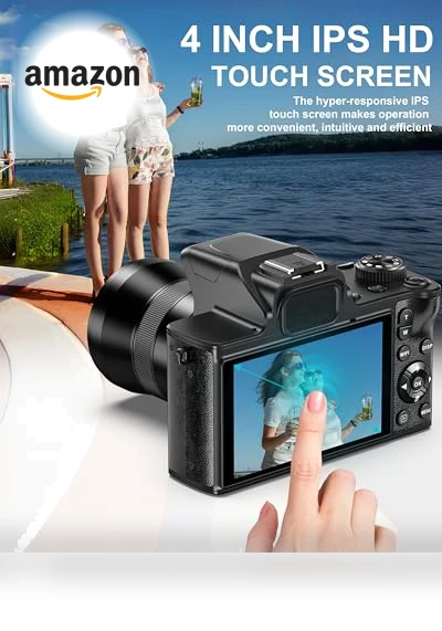 4K Digital Camera for Photography — Camcorder, banflower