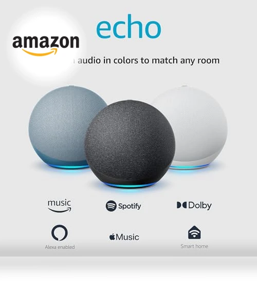 Alexa speaker with premium sound — Portable Audio, Amazon