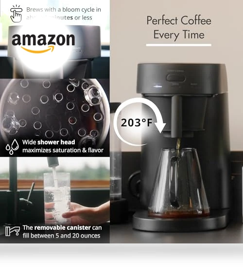Coffee Machine with Removable Water Tank — Coffee & Espresso Combos, Ratio