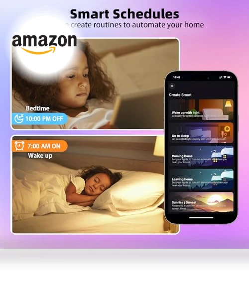 Color Changing Smart Light Bulbs — LED, Nowepai