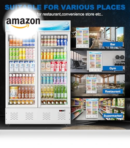 Commercial Beverage Refrigerator with Glass Door — Drink Coolers, ECEVT