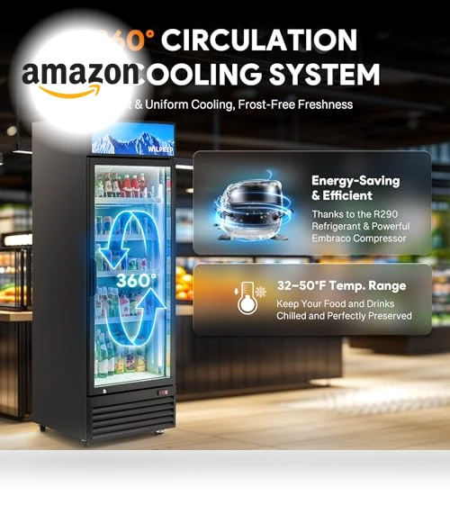 Commercial Refrigerator — Drink Coolers, Wilprep