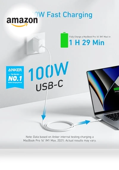 Compact and Foldable 100W USB C Charger — Chargers & Adapters, Anker