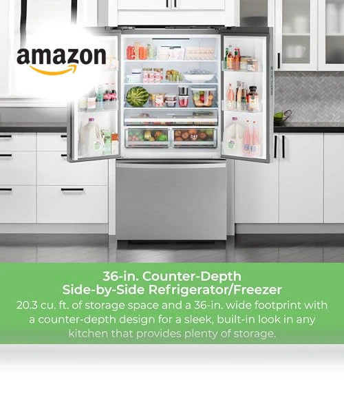 Counter-Depth French Door Refrigerator/Freezer — Mini Fridges, Kenmore
