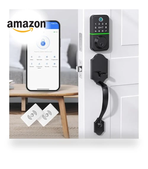 Deadbolt Smart Lock with Handle Set — Padlocks & Hasps, WiseGear