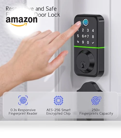 Deadbolt Smart Lock with Handle Set — Padlocks & Hasps, WiseGear