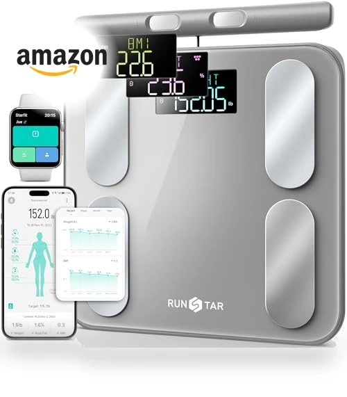 Digital Bathroom Scale for Body Weight and Composition — Weight Management Tools, runstar
