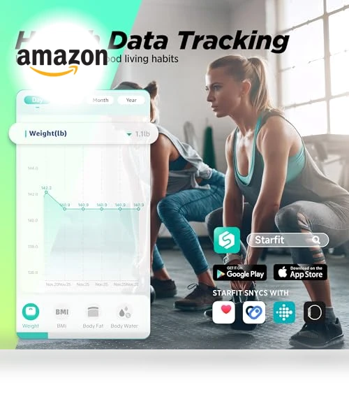 Digital Bathroom Scale for Body Weight and Composition — Weight Management Tools, runstar