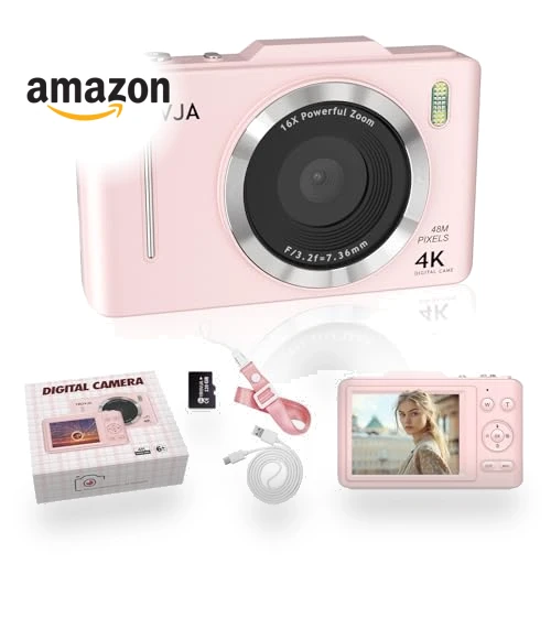 Digital Camera with 128GB Card — Compact Digital Cameras, ZHIXJIA