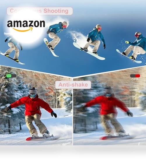 Digital Camera with 128GB Card — Compact Digital Cameras, ZHIXJIA