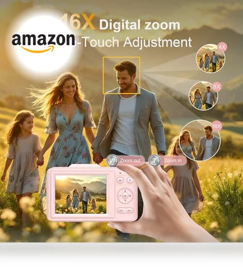 Digital Camera with 128GB Card — Compact Digital Cameras, ZHIXJIA