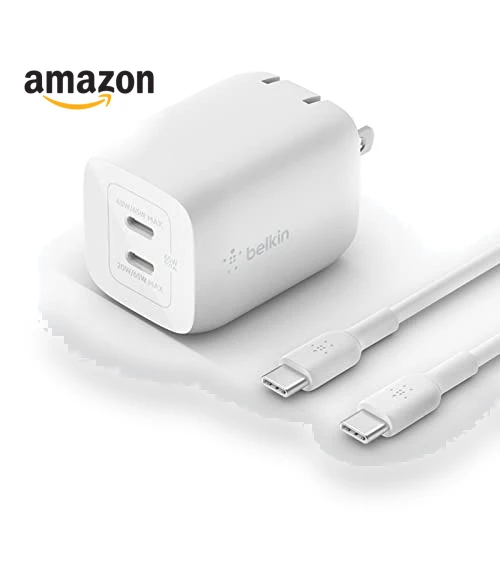 Dual USB-C GaN Wall Charger — Chargers, Belkin