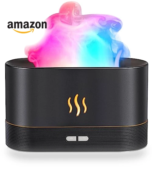 Essential Oil Diffuser and Humidifier with Flame Light — Diffusers, Aegci