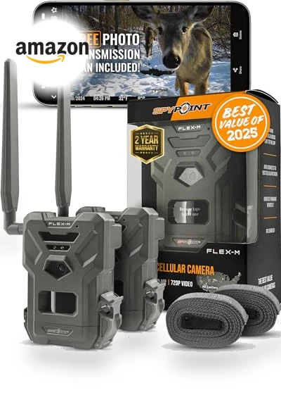 Flex-M Twin Pack Cellular Trail Cameras — Outdoor & Wildlife Cameras, SPYPOINT