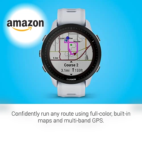 GPS Running Smartwatch with Solar Charging — GPS Units, Garmin